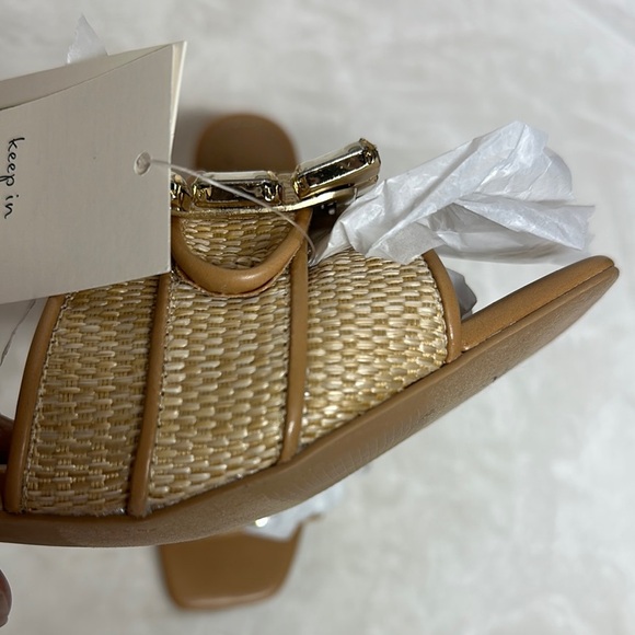 A New Day Women's Tan Slide Sandals - Picture 7 of 12